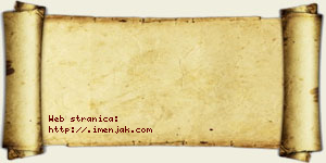 Daniel Čorbić vizit kartica